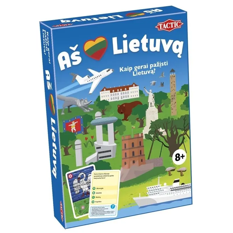 Galda spēle Tactic I Love Lithuania ,58112,