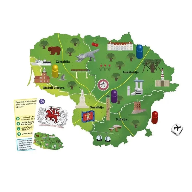 Galda spēle Tactic I Love Lithuania ,58112,