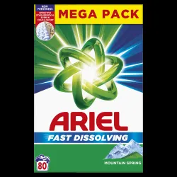 Ariel Washing Powder Mountain Spring, 4.4 kg, 80 Washes