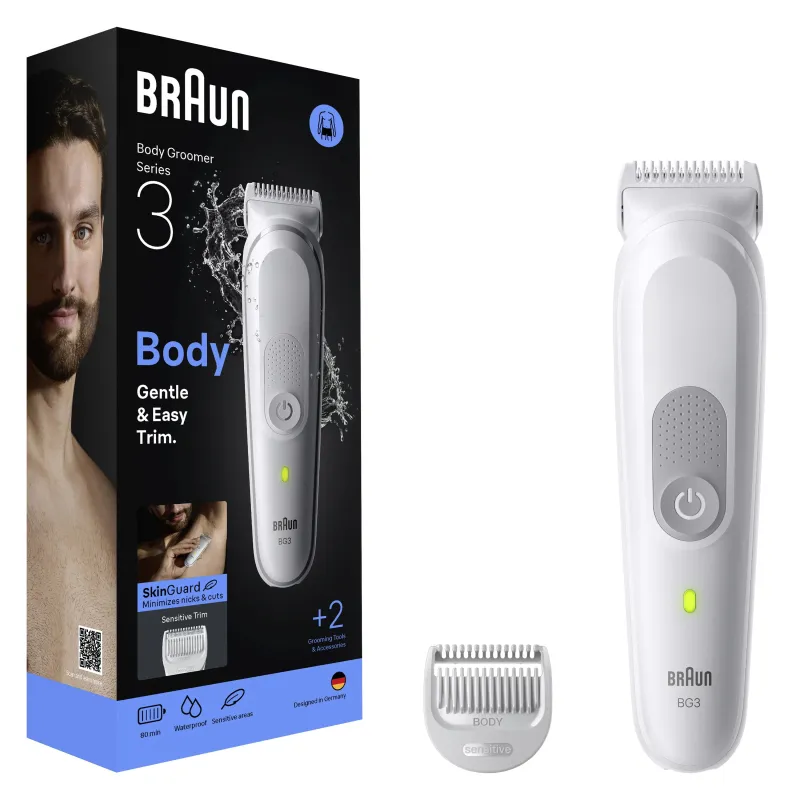 Braun Series 3 BG3500 kūno trimmeris ,Body Groomer,