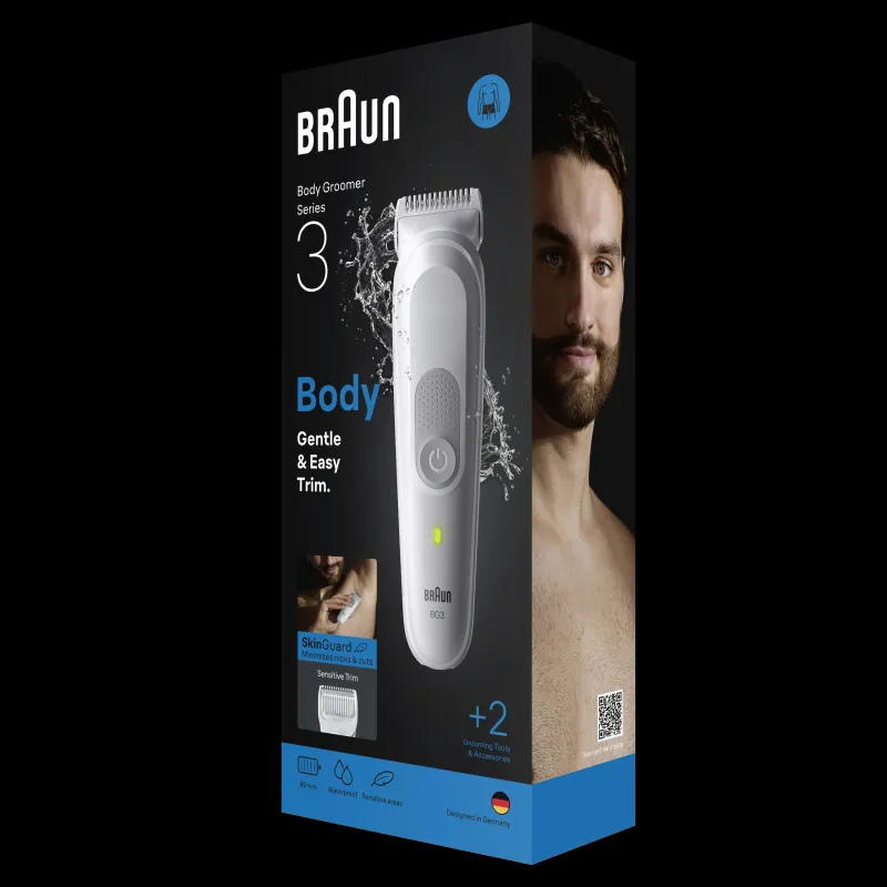 Braun Series 3 BG3500 kūno trimmeris ,Body Groomer,