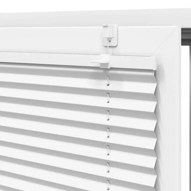 vidaXL Plisēta žalūzija balta 70x150 cm auduma platums 69,4 cm