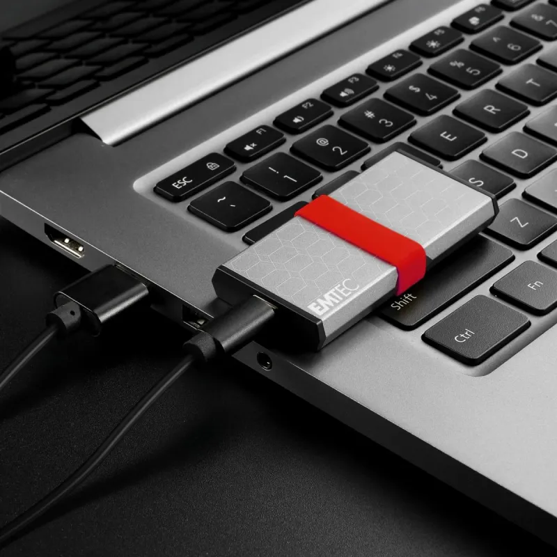 Emtec SSD 3D NAND-USB-C 3.2Gen2 X205 512GB Mini Portable SSD