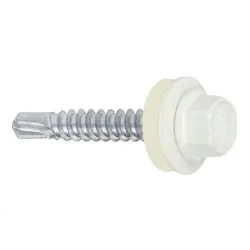 Isekeermestavad kruvid Klimas WF, RAL9010, 4.8 mm x 19 mm, 250 tk