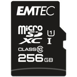 Emtec MicroSDXC 256GB UHS-I U1 EliteGold