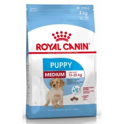 Sausas šunų maistas Royal Canin Puppy Medium, vištiena-kiauliena, 1 kg