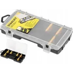 Įrankių dėžė Stanley STST81679-1, 23 cm x 12 cm x 3.5 cm, skaidri sp.-juoda sp.