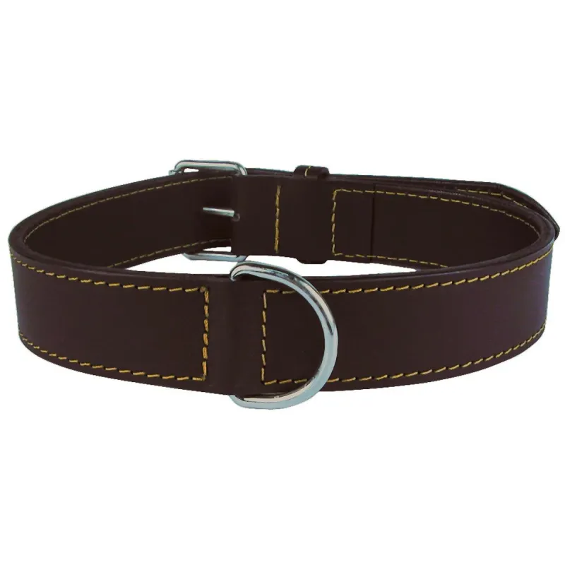 Kaklasiksna suņiem Zolux Leather Lined, brūna krās., 350 mm x 16 mm