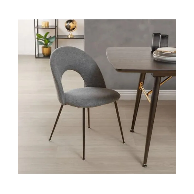 Ēdamistabas krēsls Atmosphera Raven, pelēka, 4 gab.