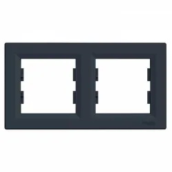 Rāmis 2PL Schneider Electric Asfora, melna