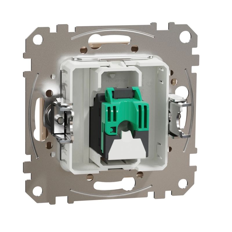 K-ligzda datu 1xrj45 cat5e utp bēšs