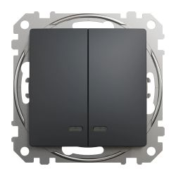 Slēdzis 10ax antracīts