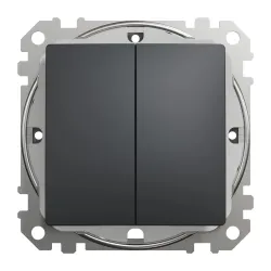 Jungiklis Schneider Electric Sedna Design, 2 kl., antracito sp.