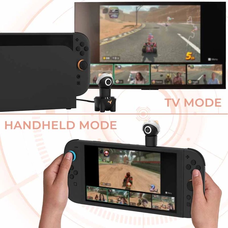 Subsonic Playcam 1080 2in1 HD Mini Camera For Nintendo Switch 2 Red