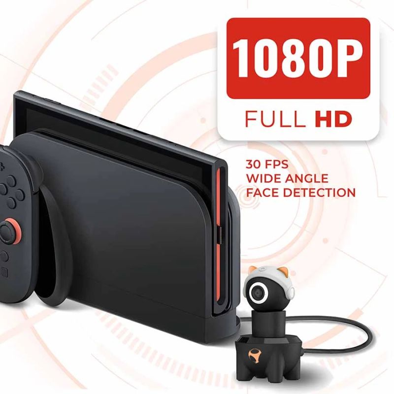Subsonic Playcam 1080 2in1 HD Mini Camera For Nintendo Switch 2 Red