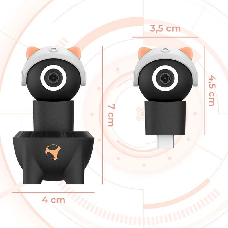 Subsonic Playcam 1080 2in1 HD Mini Camera For Nintendo Switch 2 Red