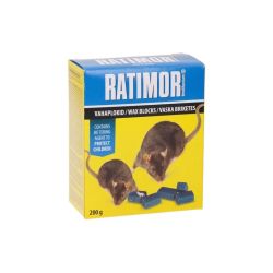 Žurku un peļu inde-vaska briketes 200g