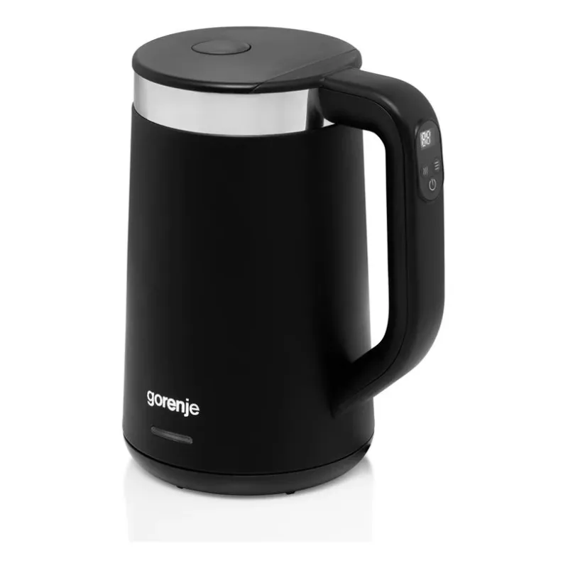 Elektriskā tējkanna Gorenje K17TRDW, 1.7 l, melna