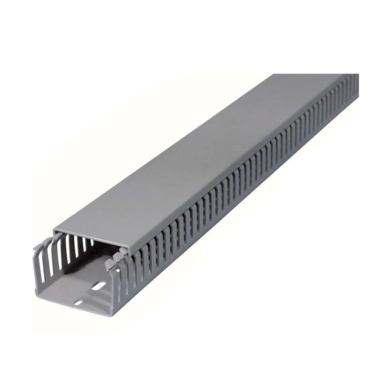 Kabeļu kanāls perf. b60x40 t pelēks 2m