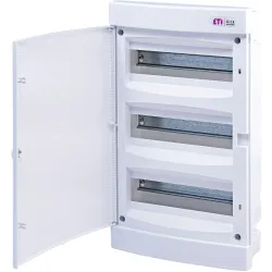 Moduļu panelis ETI ECM36PO, zemapmetuma, IP40, 36 mod., balta krās.