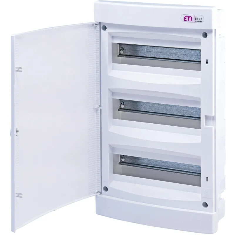 Moduļu panelis ETI ECM36PO, zemapmetuma, IP40, 36 mod., balta krās.