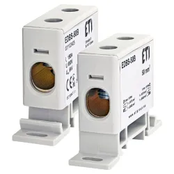Распределительные терминалы ETI EDBS-50B, 50 mm², 150 а, белый цв.