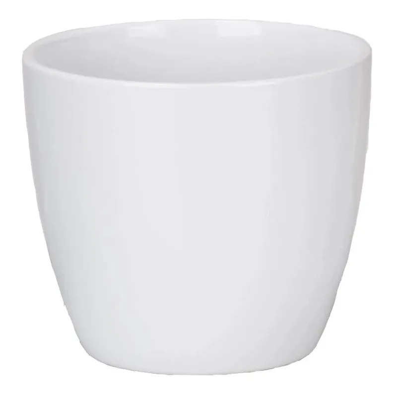 Puķu pods Scheurich Alaska 27811, keramika, balta krās.