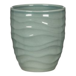 Puķpods keramikas 689-15 sage green d15