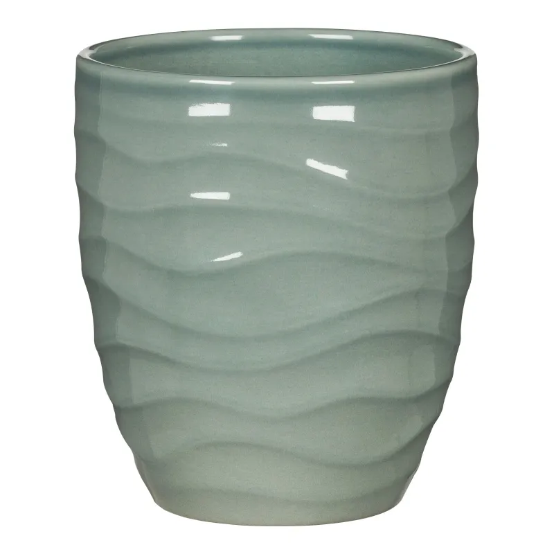 Puķu pods Scheurich 69673, keramika, zaļa