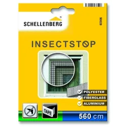 Sääsevõrgu kinnitamise kleeplint Schellenberg Insecstop 50028, valge v., 560 cm x 1.1 cm