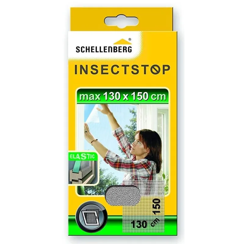 Moskītu tīkls Schellenberg Insectstop 51003, balta krās., 150 cm x 130 cm