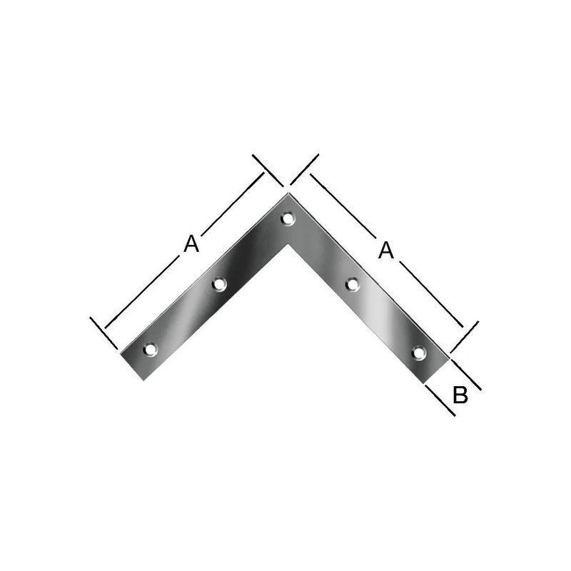 Leņķis stūra 160x22mm cinkots