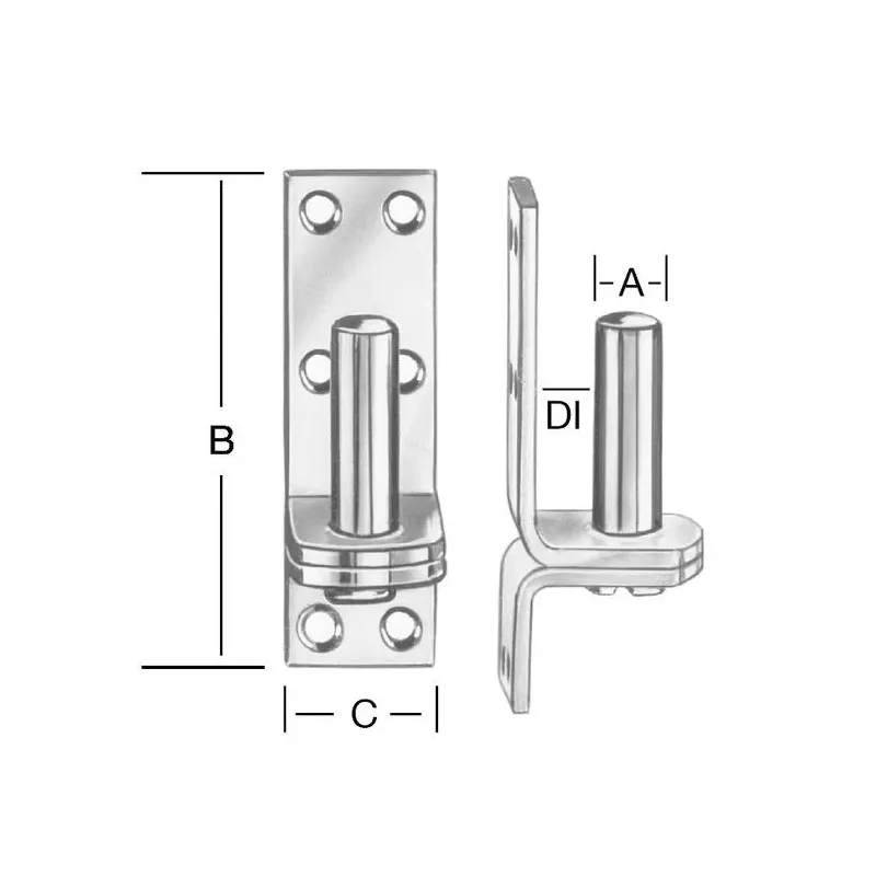Stiprinājuma detaļas vārtiem Vorman, 1.3 cm
