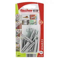 Дюбель Fischer, болтовые, 6 мм x 35 мм, 10 шт.
