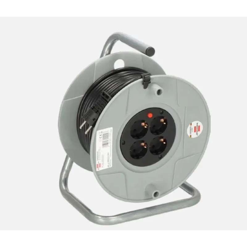 Pagarinātājs ar spoli Brennenstuhl, 3 x 1,5 mm², 40 m, 4 ligzdas