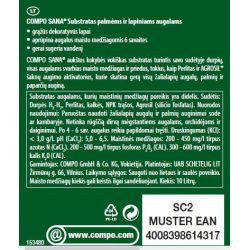 Augsnes substr zaļajiem aug 10l c-sana