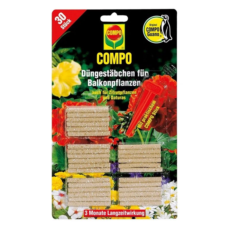 Mēslojuma stienīši ziedošajiem aug.compo