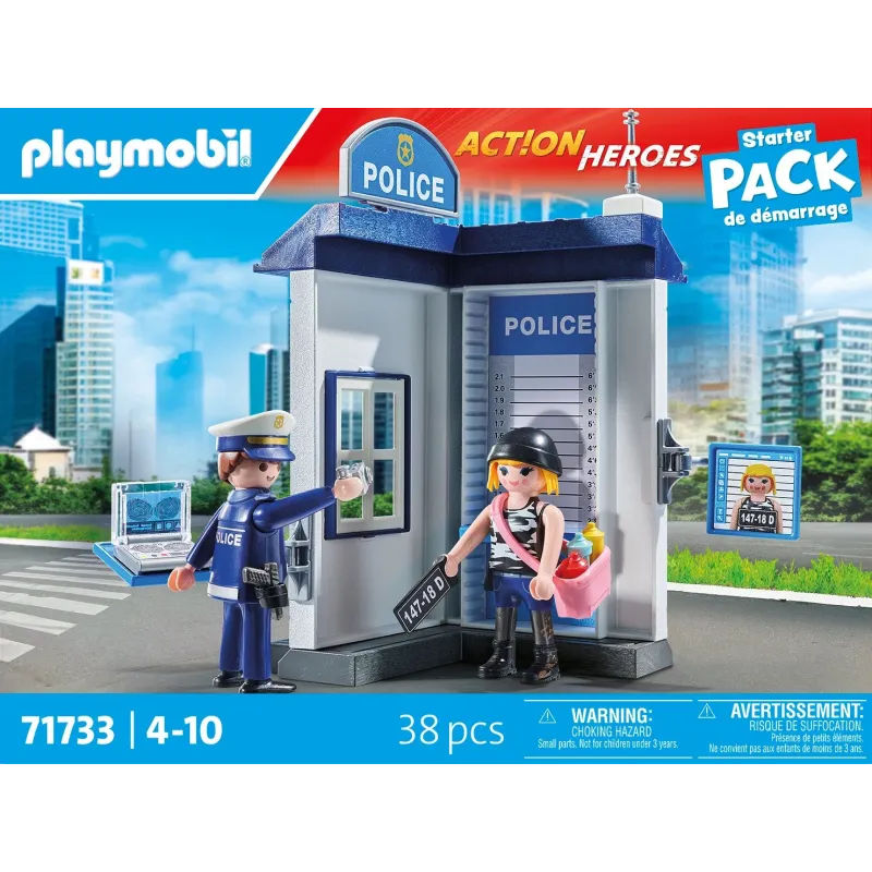 PLAYMOBIL Sākuma komplekts Policijas istaba