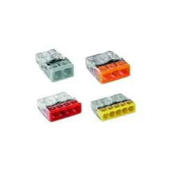 Клеммная колодка Wago, 0,5x2,5 mm², 24 а, многоцветный