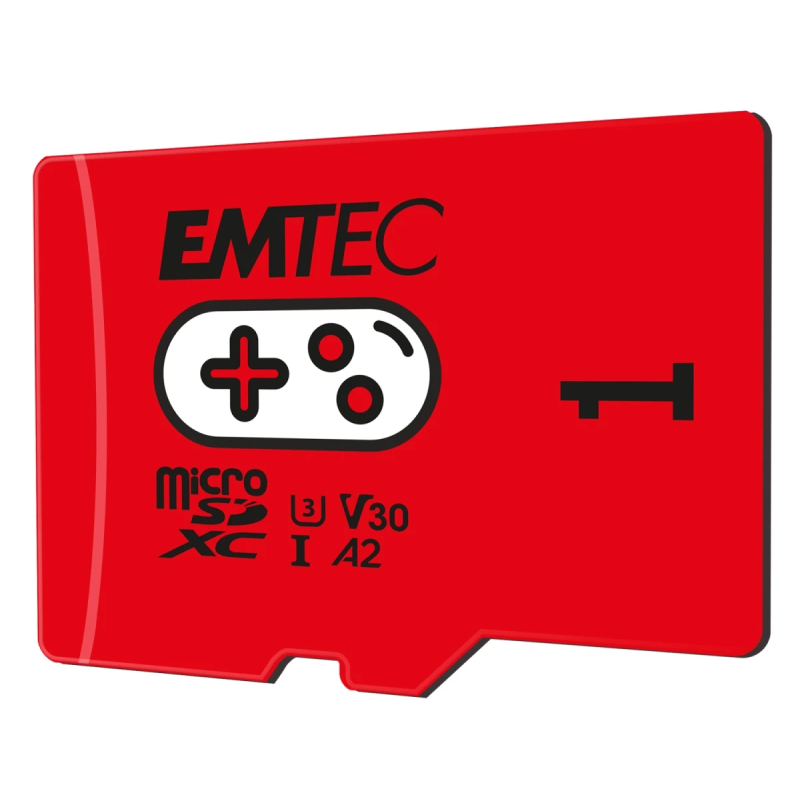 Emtec MicroSDXC 1TB UHS-I U3 V30 A2 Gaming Rouge