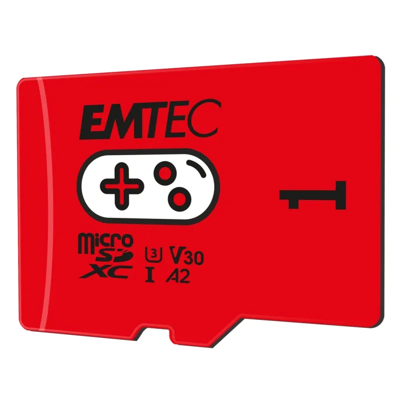 Emtec MicroSDXC 1TB UHS-I U3 V30 A2 Gaming Rouge