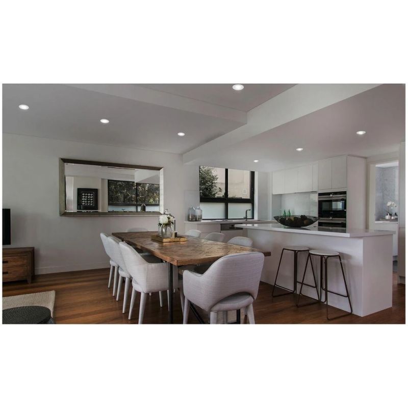 Lampa trio rila led 650310131 apaļa