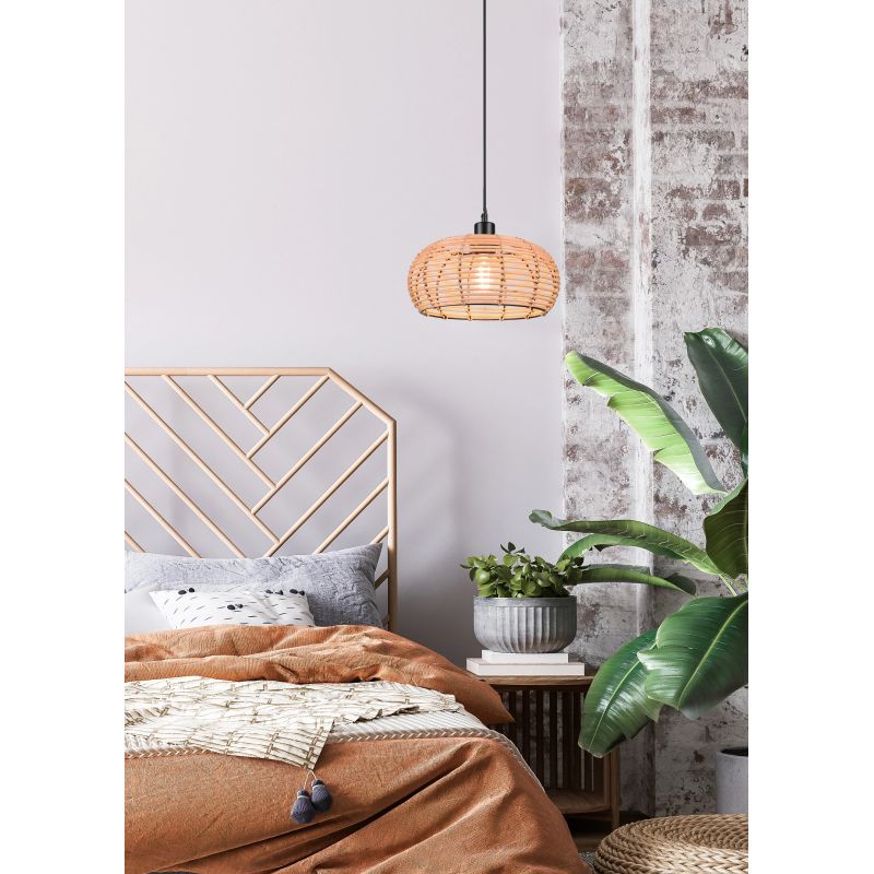 Gr. lampa inga 30cm 3xe27rotangp. mel