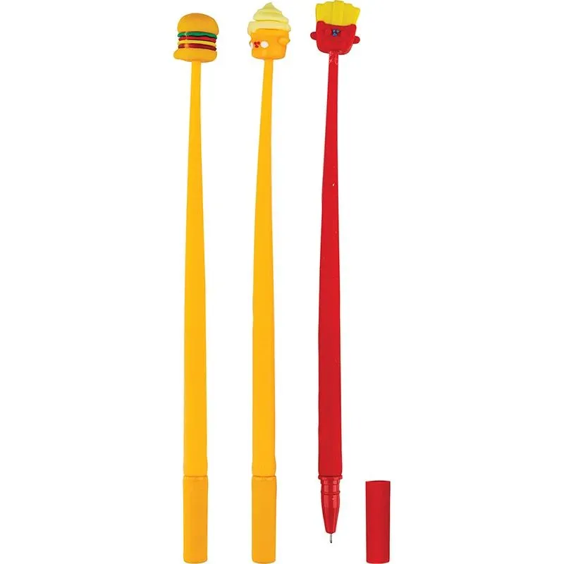 Lodīšu pildspalva Centrum Hamburger Ice Cream Fries, ,krāsa-dizains tiek izvēlēts nejauši,, 0.7 mm