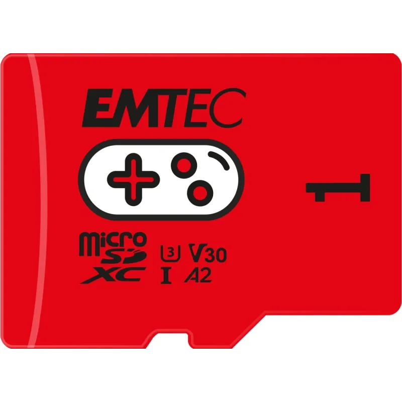 Emtec MicroSDXC 1TB UHS-I U3 V30 A2 Gaming Rouge