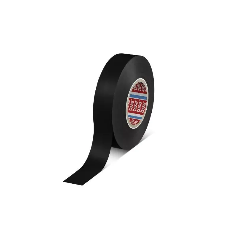 Elektrības izolācijas lente Tesa Premium, melna krās., 33 m