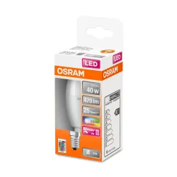 Лампочка Osram LED, B40, многоцветный, E14, 5.5 Вт, 470 лм