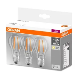 Spuldze Osram LED, A60, 2700 °K, E27, 7 W, 806 lm