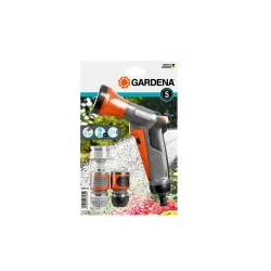 Laistīšanas komplekts Gardena 967704601, plastmasa, oranža krās.-pelēka krās.