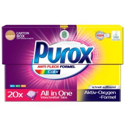 Veļas mazgāšanas kapsulas Purox Color 20 gb